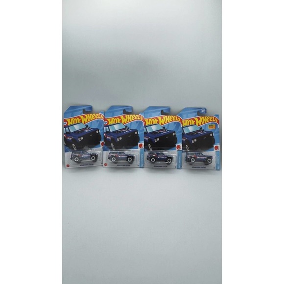 2023 Hot Wheels Nissan Patrol Custom Blue NIB LOT OF 4 - Picture 1 of 3